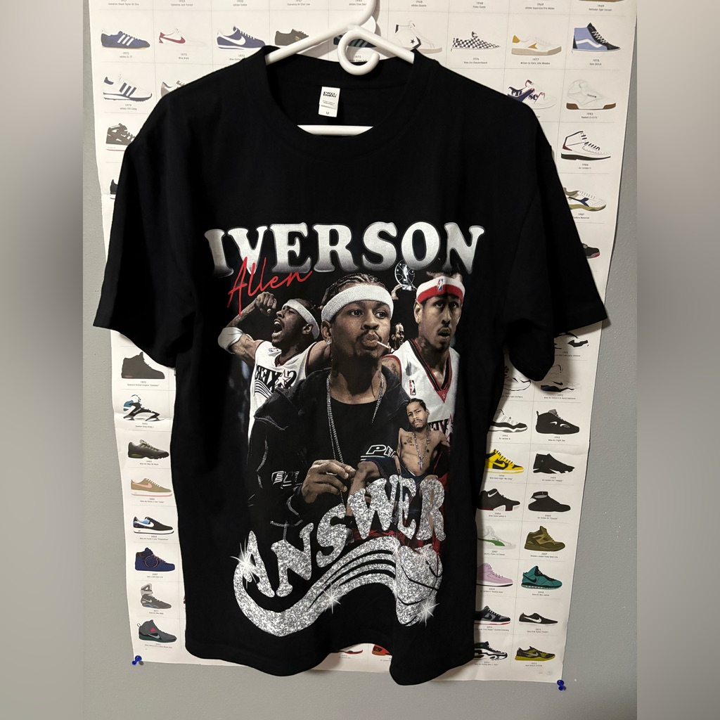 Allen Iverson Graphic T Shirt Brand New